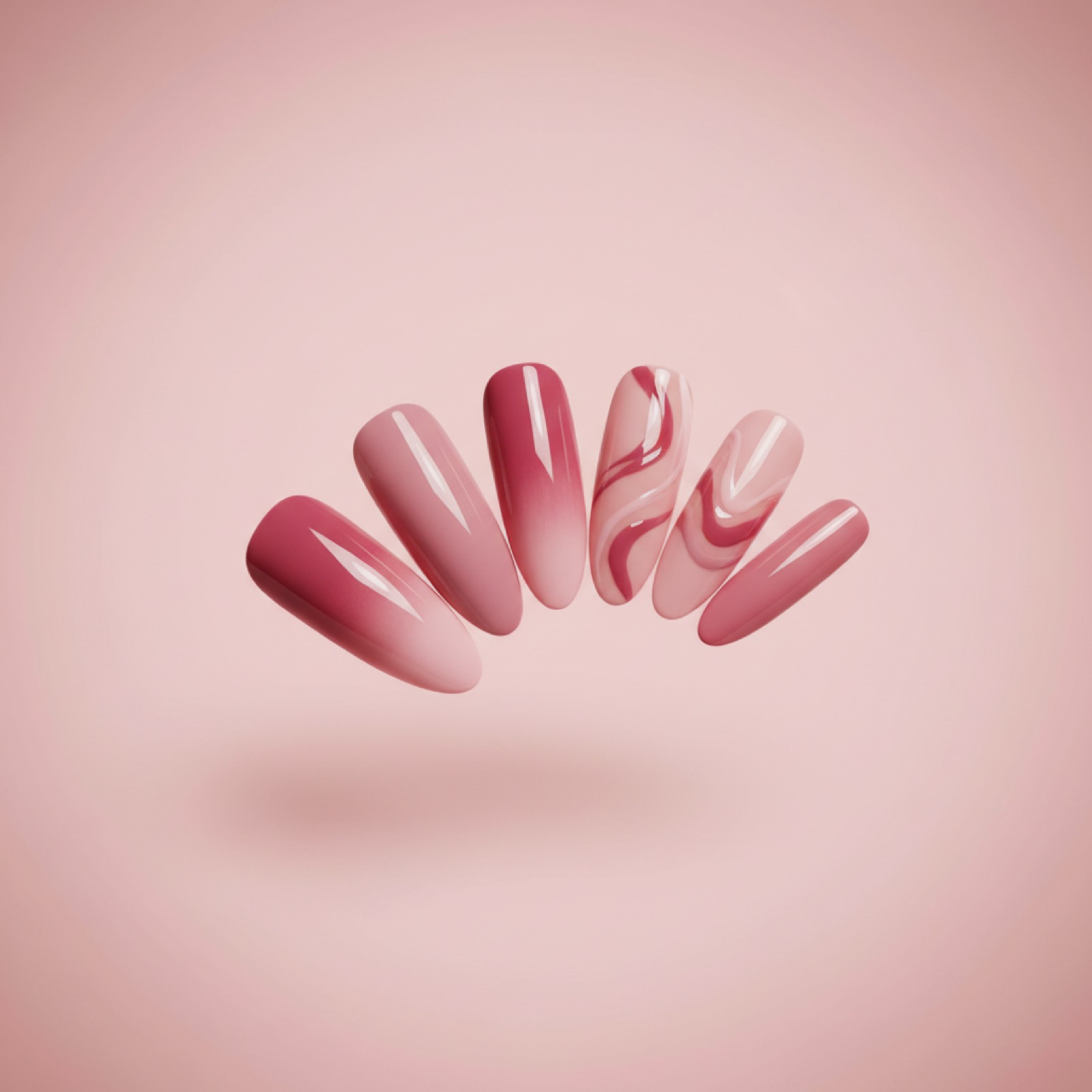Faux ongles press-on réutilisables